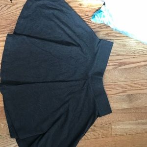 Gray circle skirt